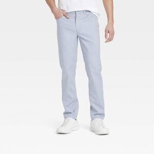 Goodfellow & Co - Men's Comfort Wear Slim Fit 5-Pocket Pants - Goodf Light Gray